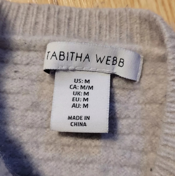 Tabitha Webb Sweater Size: Medium Kids Lambswool Blend - Picture 5 of 11